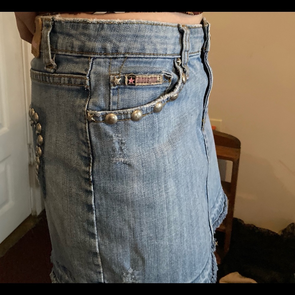 Blue jean skirt - Picture 3 of 4